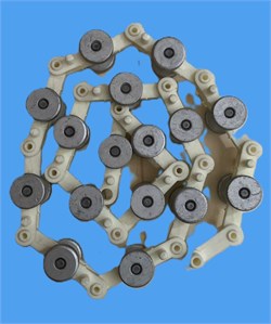 Цепь отклоняющая балюстрады L=1010 mm (16 пар роликов) для XO508 XAA332DS2 MZL0019 - фото 4614