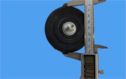 Ролик башмака противовеса WRG80 D=80 мм H=28мм M12 6203-2Z KM86789G02 KONE MZL0085