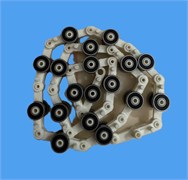 Цепь огибающая балюстрады поручня эскалатора XO508 19 пар XAA332DS5 Otis MZL0020